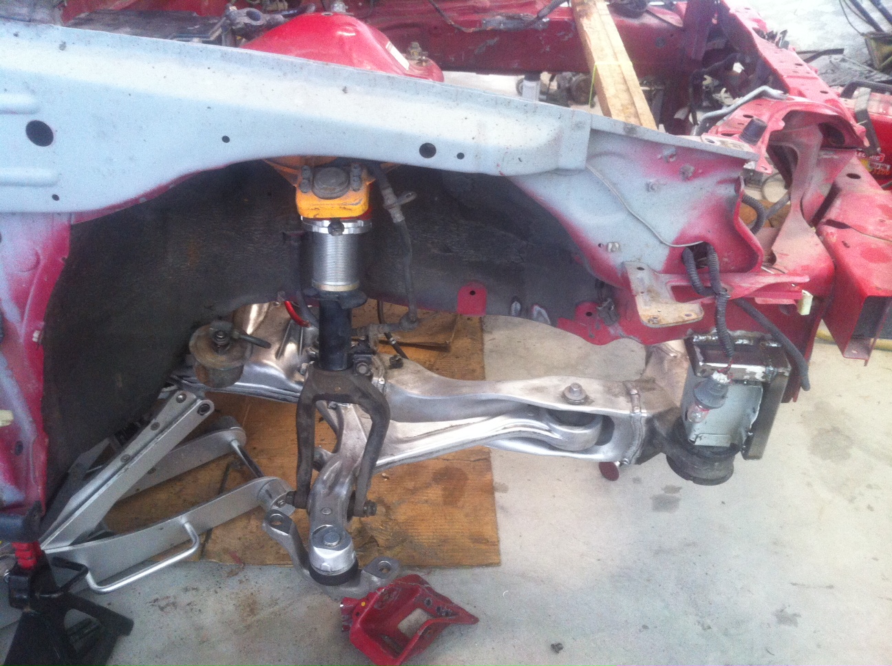All Wheel Drive swap civic Acura RL Spindles, A-Arms, Brakes